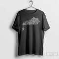 Classic Spider Web Kentucky State Shape Halloween T Shirts