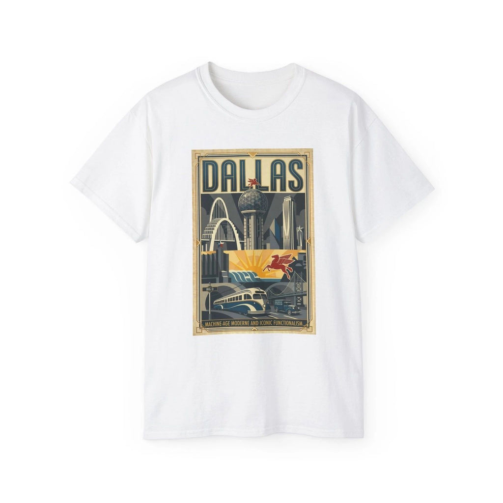 Dallas vintage skyline Tee | Retro cityscape graphic shirt