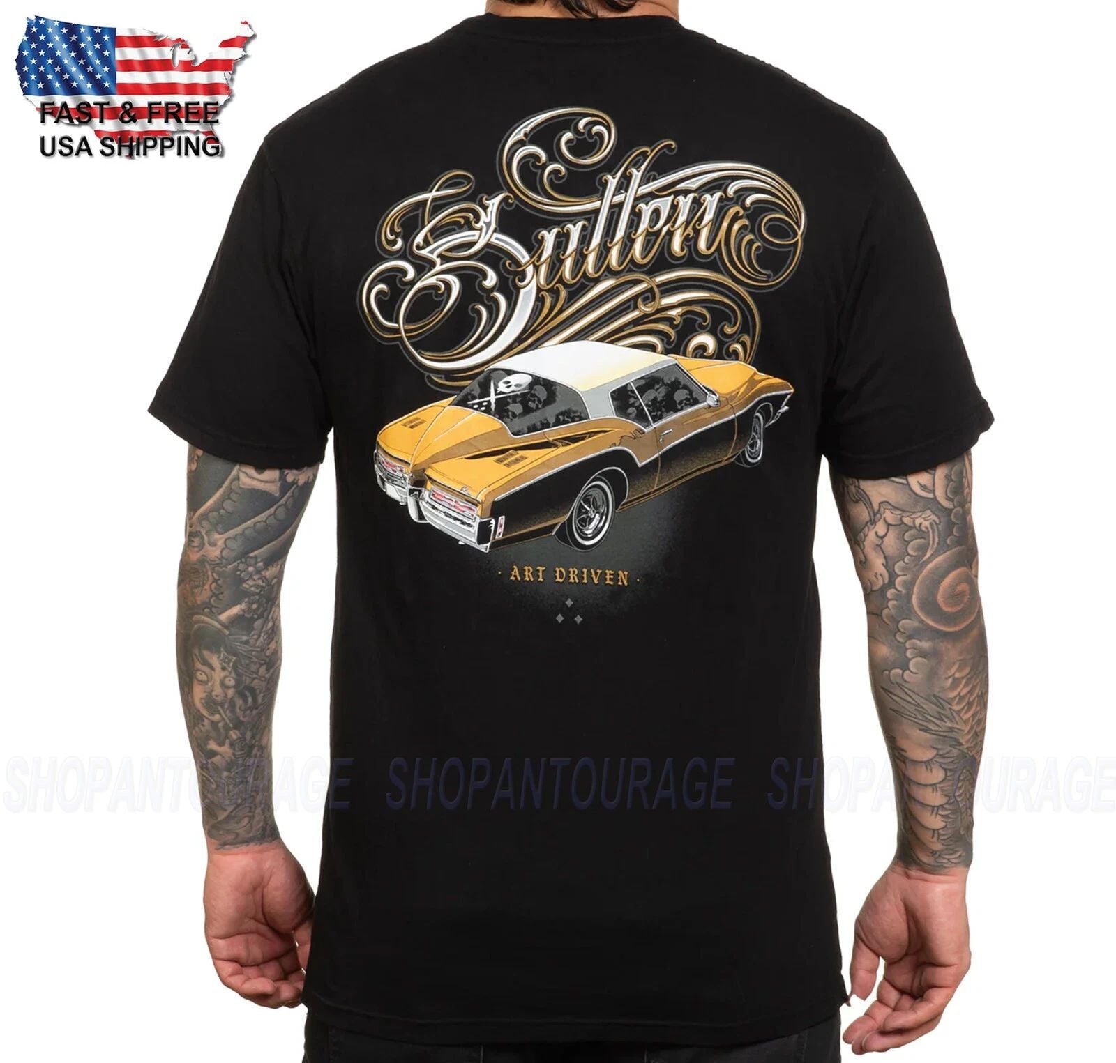 Sullen Art Collective Boat Tail Premium Fit SCM6863 Short Sleeve T-shirt For Men