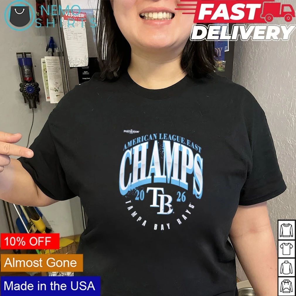 Tampa Bay Rays 2026 American League East Champs Postseason shirt