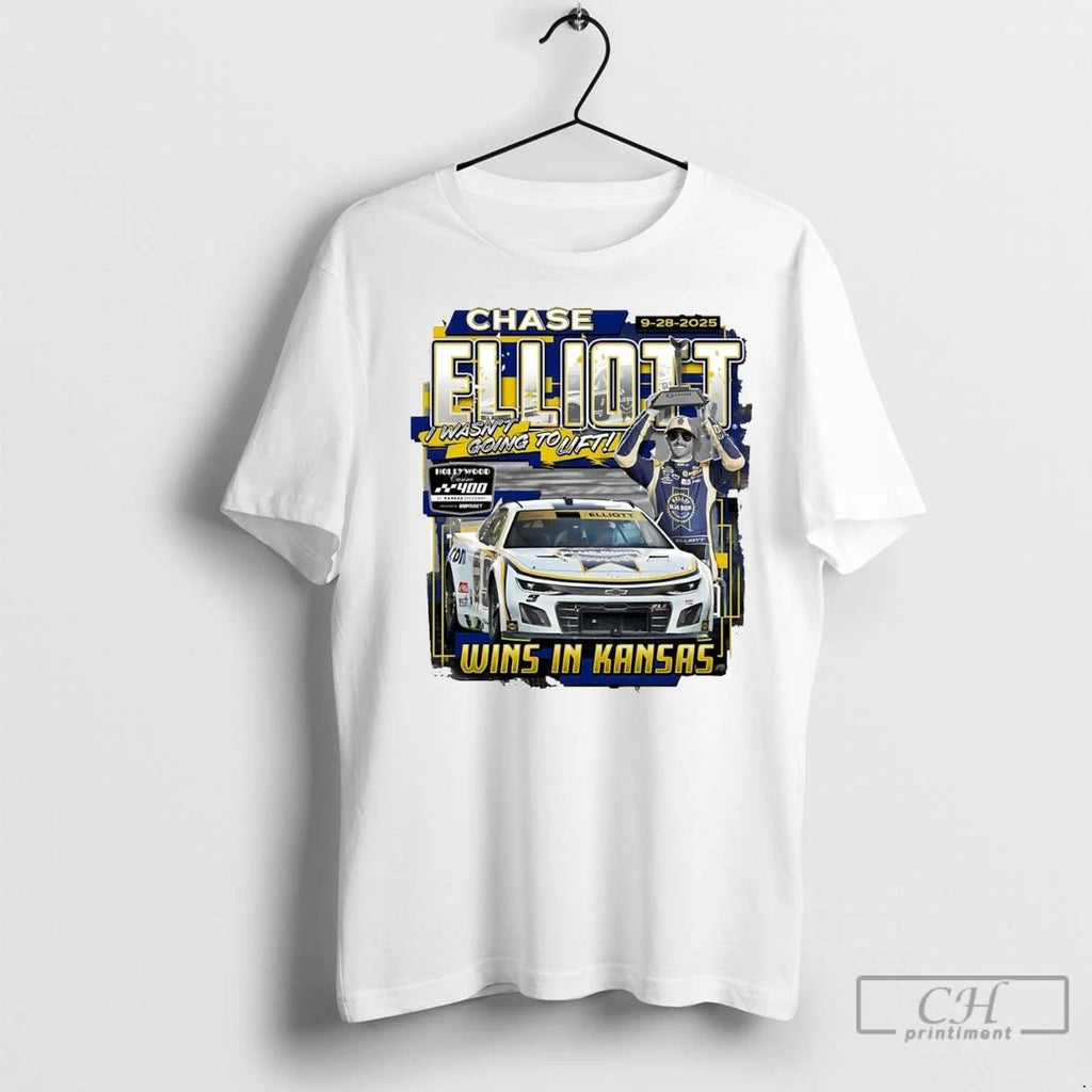Premium Chase Elliott I Wasnt Going To Lift 2025 Hollywood Casino 400 Winner