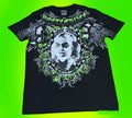 New Beetlejuice Tribal Poster 1988 Black Mens Vintage T-Shirt