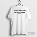 Trending Stronger Bolder Louder And Greater Than Ever Erika Kirk T Shirts