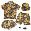 Simple Free Floral Seamless Pattern Short Beach Men Women And Hawaiian Shirt