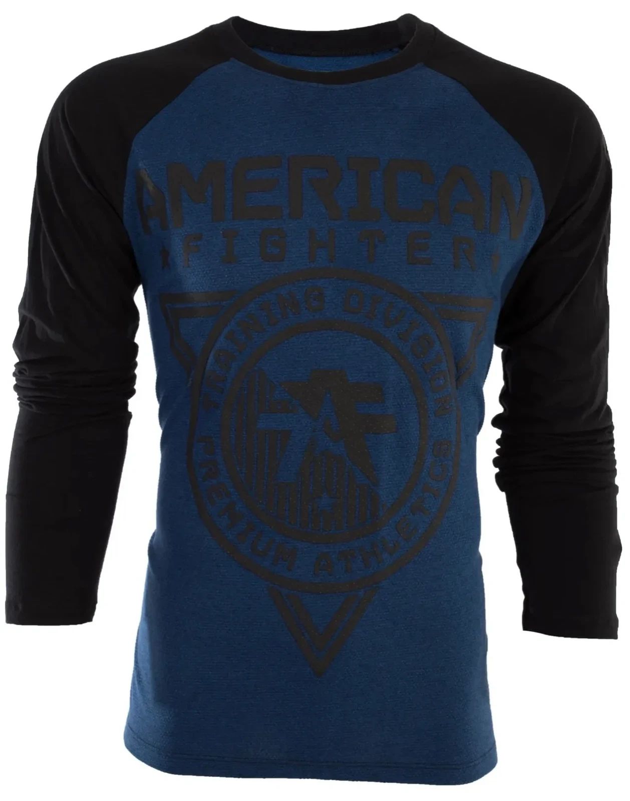 American Fighter Mens Long Sleeve Shirt HERZING Premium Athletic Black