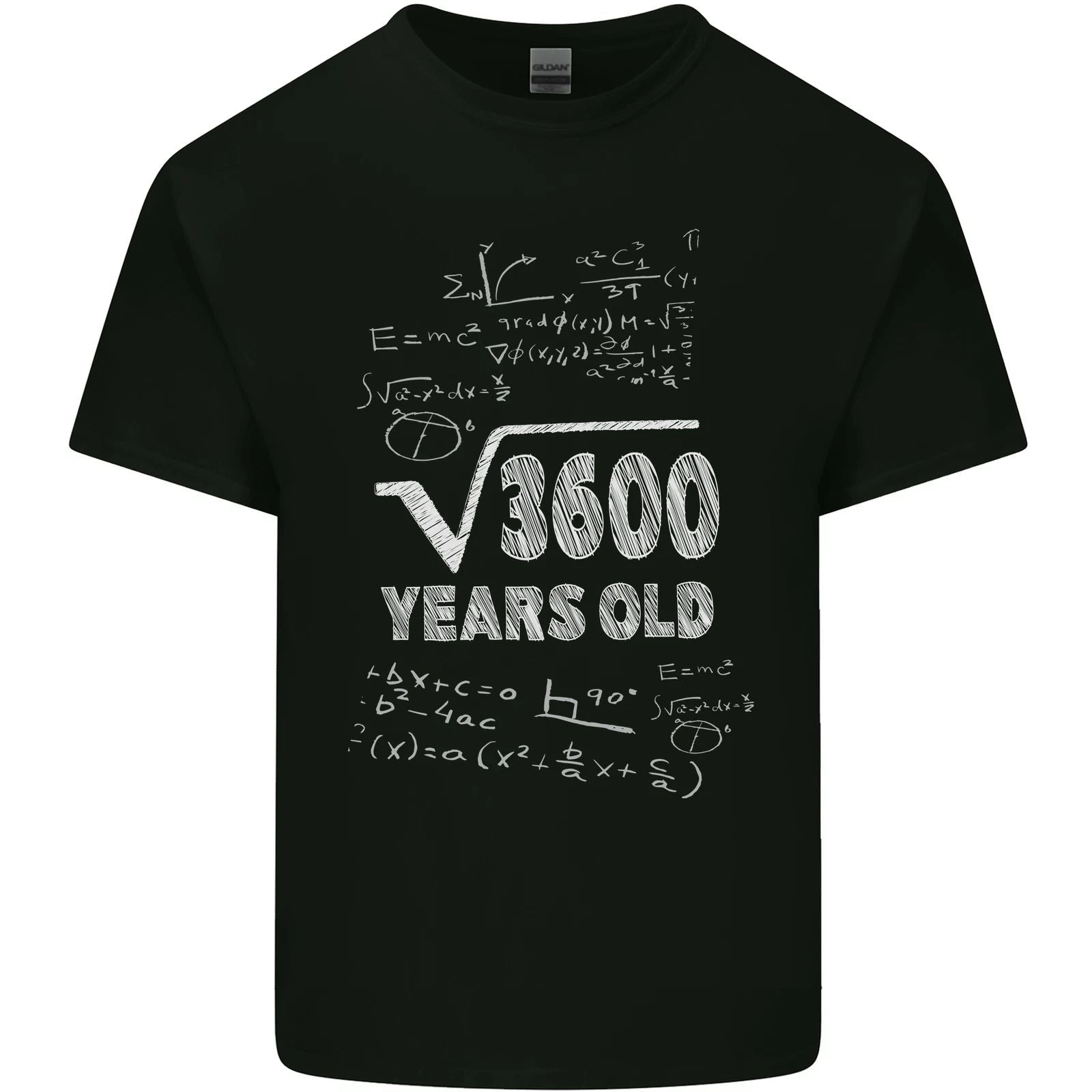 60th Birthday 60 Year Old Geek Funny Maths Mens Light Cotton T-Shirt