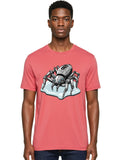Metal-Spider-Robot Mens Graphic Tee, 100% Cotton, Casual Summer Wear