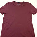ATM Anthony Thomas Melillo V-Neck Tee T-Shirt in Cordovan Red Mens Size 2XL