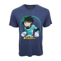 MY HERO ACADEMIA T SHIRT OFFICIAL ITEM SPACE BLUE