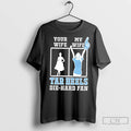 Classic My Wife North Carolina Tar Heels Football Die Hard Fan