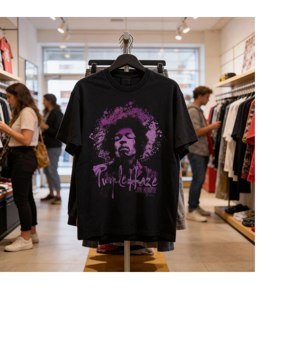 Jimi Hendrix Purple Haze Shirt Unisex Concert S to 5XL