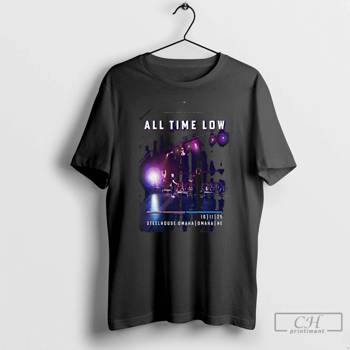 Classic All Time Low October 11 2025 Steelhouse Omaha Ne Long Sleve T Shirts