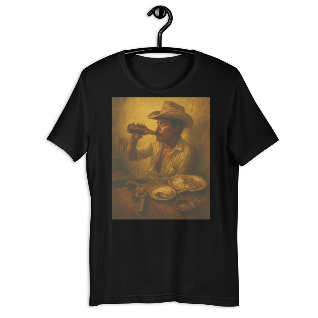 Mexican Cowboy Vintage T-Shirt Ranchero Tequila Food Graphic Tee