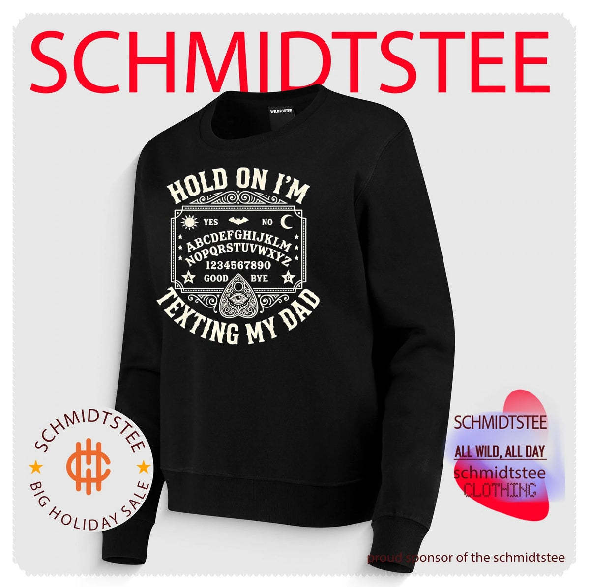 Hold on I’m Texting My Dad Ouija Board Spiritual shirt