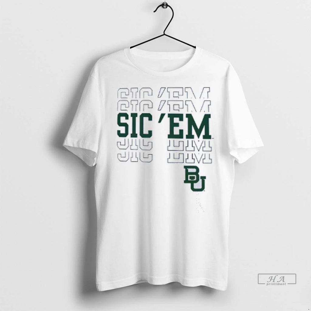 Trendy Officials Baylor Bears Ivory Sic Em Shirt Sweater