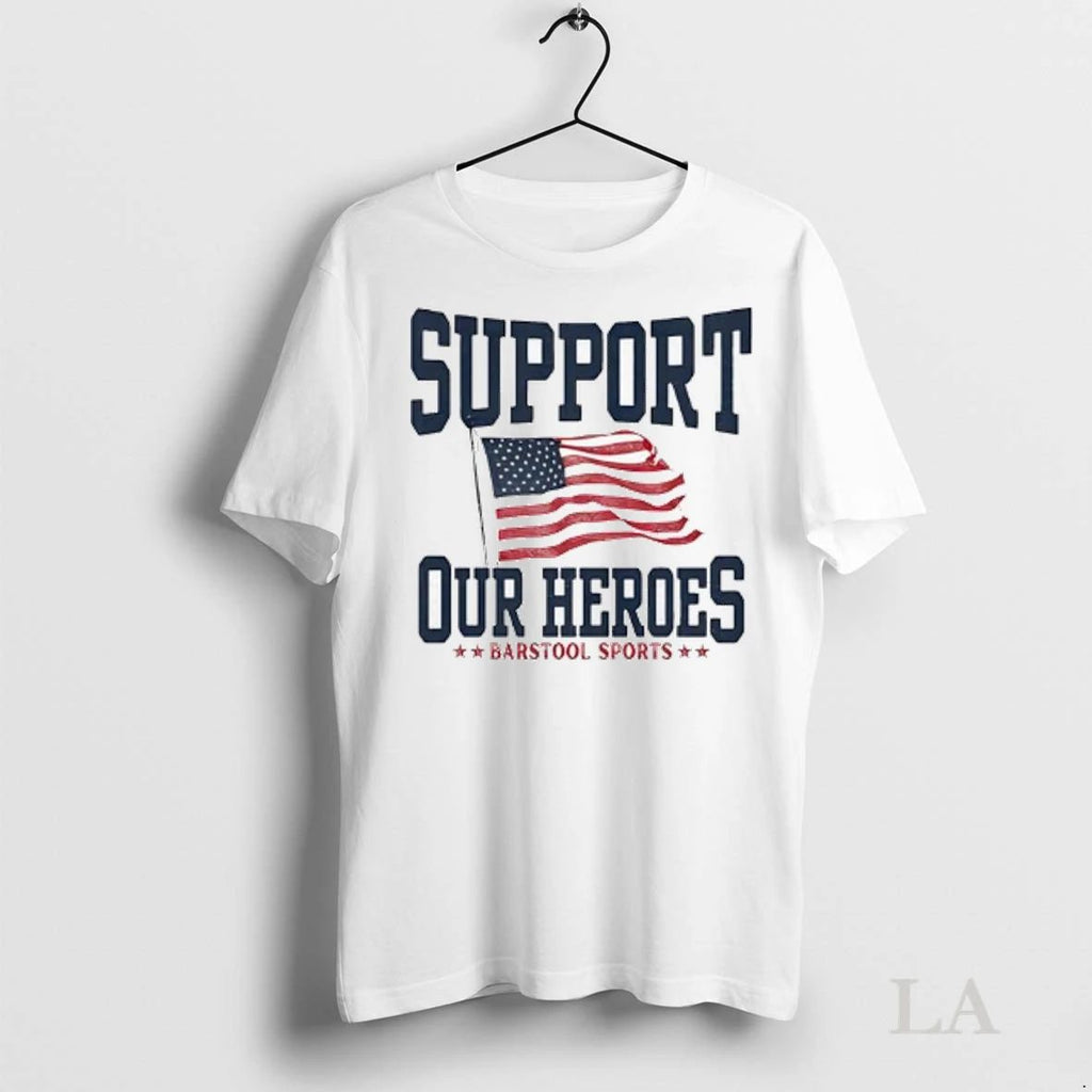 Original Tunnel To Towers Foundation Support Our Heroes Barstool Sports Usa Flag Ladies