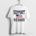 Original Tunnel To Towers Foundation Support Our Heroes Barstool Sports Usa Flag Ladies