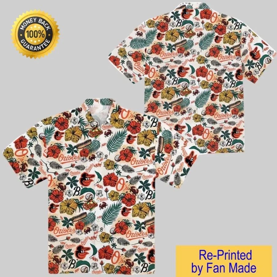 Orioles Birdland Hawaiian Shirt 2025 Allsize