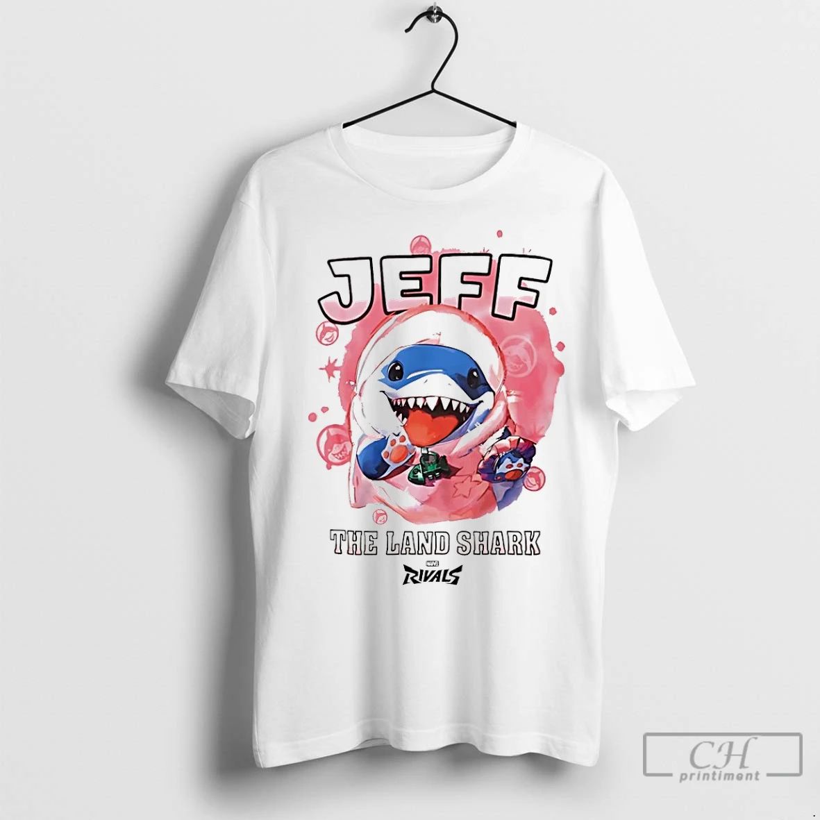 Classic Michelle Otter Wearing Jeff The Land Shark