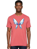 Gemstone-Wings Mens Graphic Tee, 100% Cotton, Casual Summer Wear