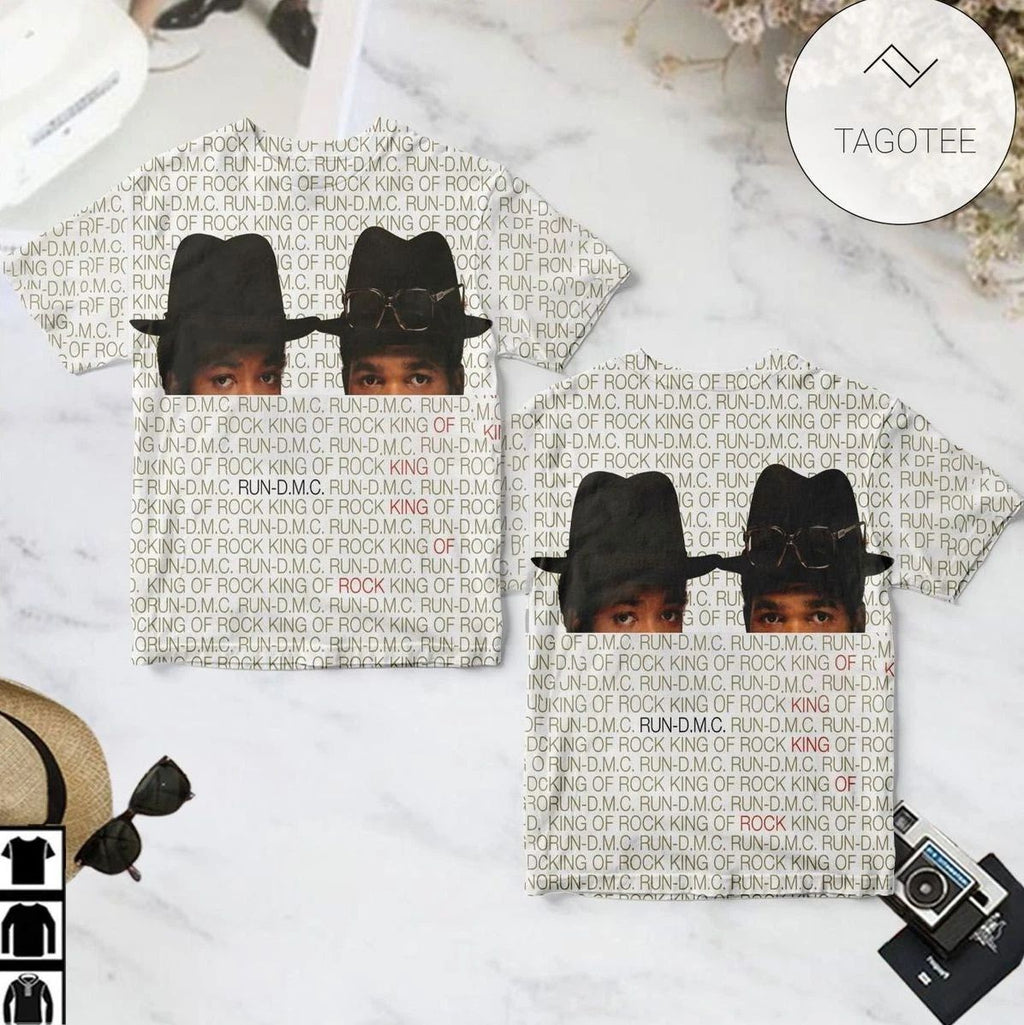 Run Dmc King Of Rock Album Cover AOP T-Shirt