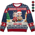 Annoying Each Other 3D Effect Couple - Personalized Unisex Ugly Sweater