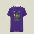 Purple MEDIUM Mens T Shirt Gildan Simple Man Beer Doobies Boobies 420 Weed