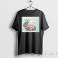 Premium Feeling Like A Freak On A Leash Bunny Black T Shirts