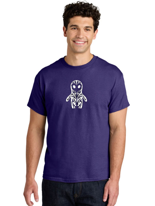 Alien-Character Mens Graphic Tee, 100% Cotton, Casual Summer Wear