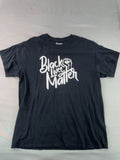 BLACK LIVES MATTER T-shirt Support Racial Equality Adult Size Large Black