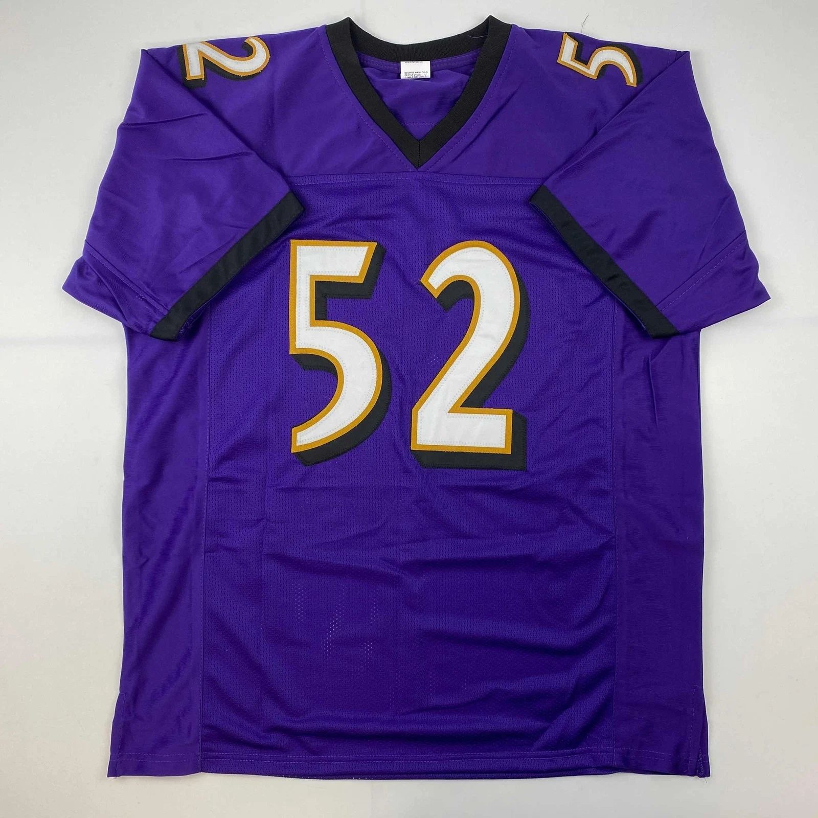 Ray Lewis Baltimore Purple Reprint Jersey