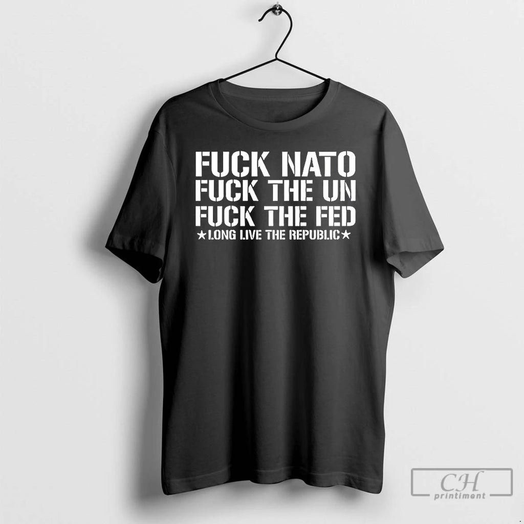 Premium Fuck Nato Fuck The Um Fuck The Feed T Shirts