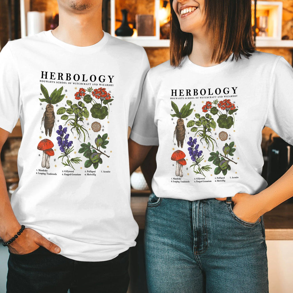 TSHIRT (1763) Herbology Plants Halloween T-Shirt Gardening Botanical Lover Shirt