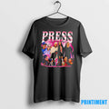 Press Pink Lightning Collage Basketball Players Tshirts Sweater