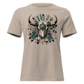 Boho Animal Skull Women's Relaxed T-Shirt
