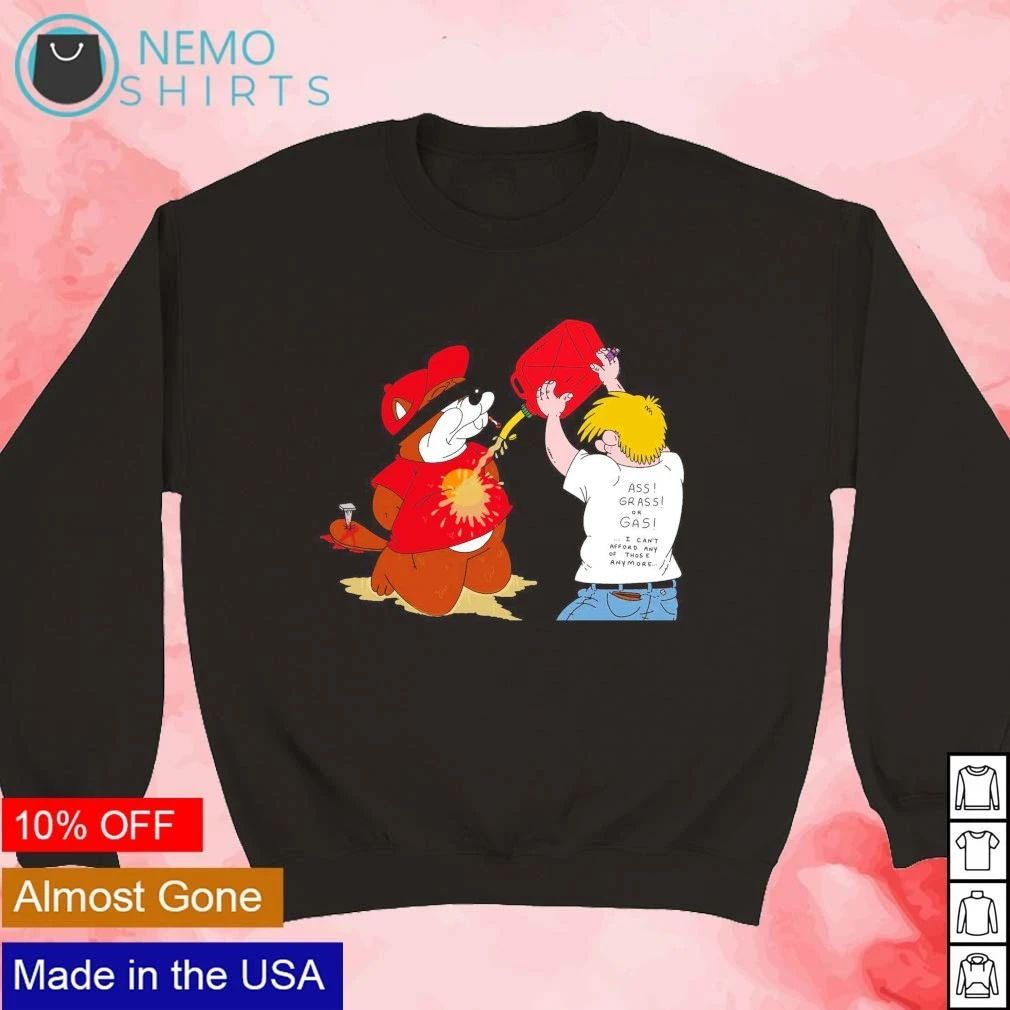 Buc-ee’s Beaver Ass Grass or Gas Inflation Parody shirt