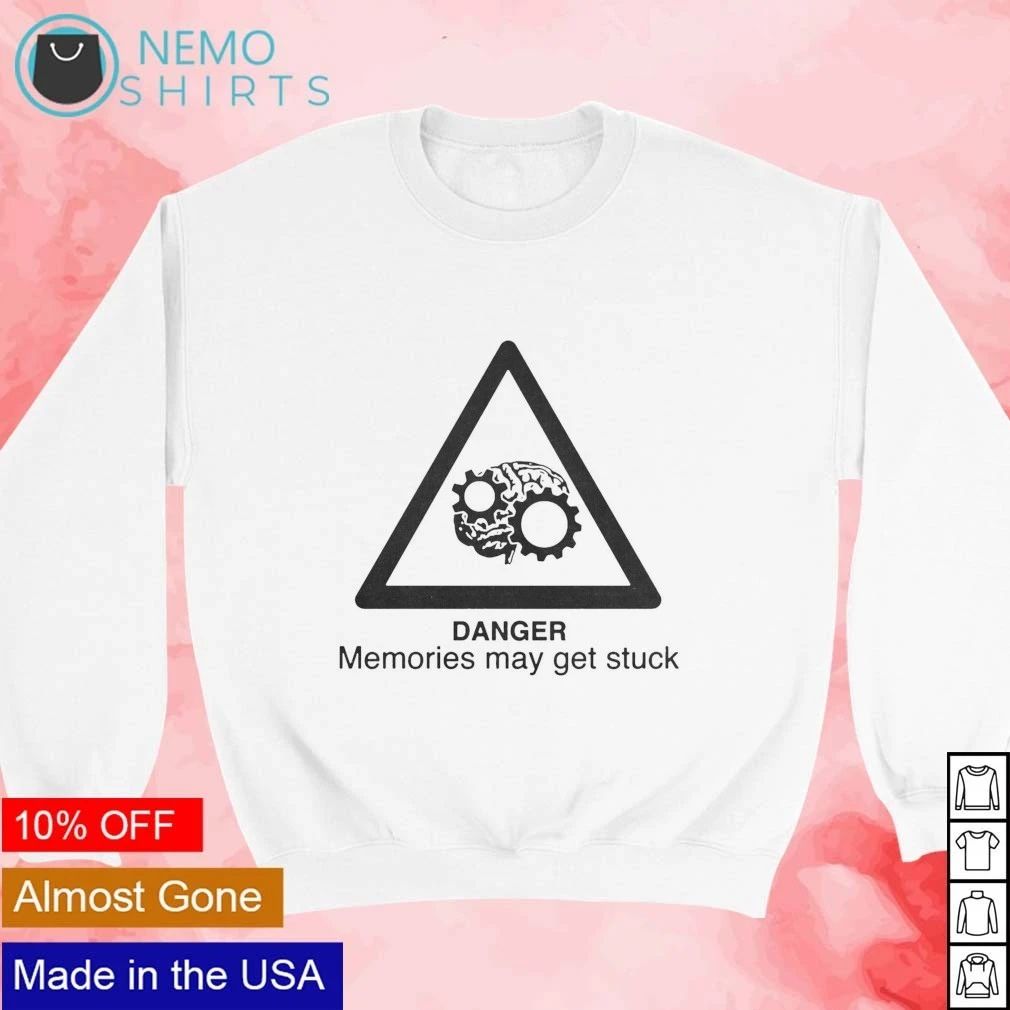 Danger Memories May Get Stuck Brain Gears shirt