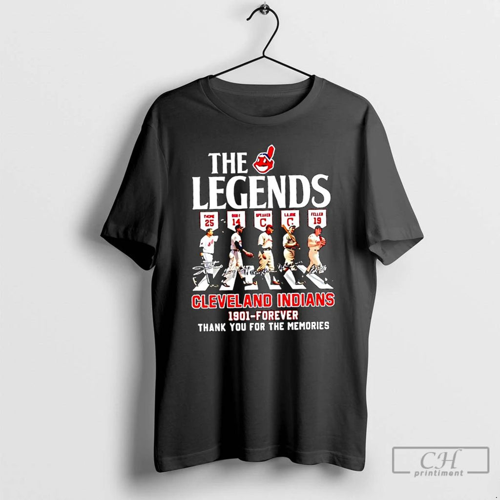 Classic The Legends Cleveland Indians 1901 Forever Thank You For The Memories X Abbey Road