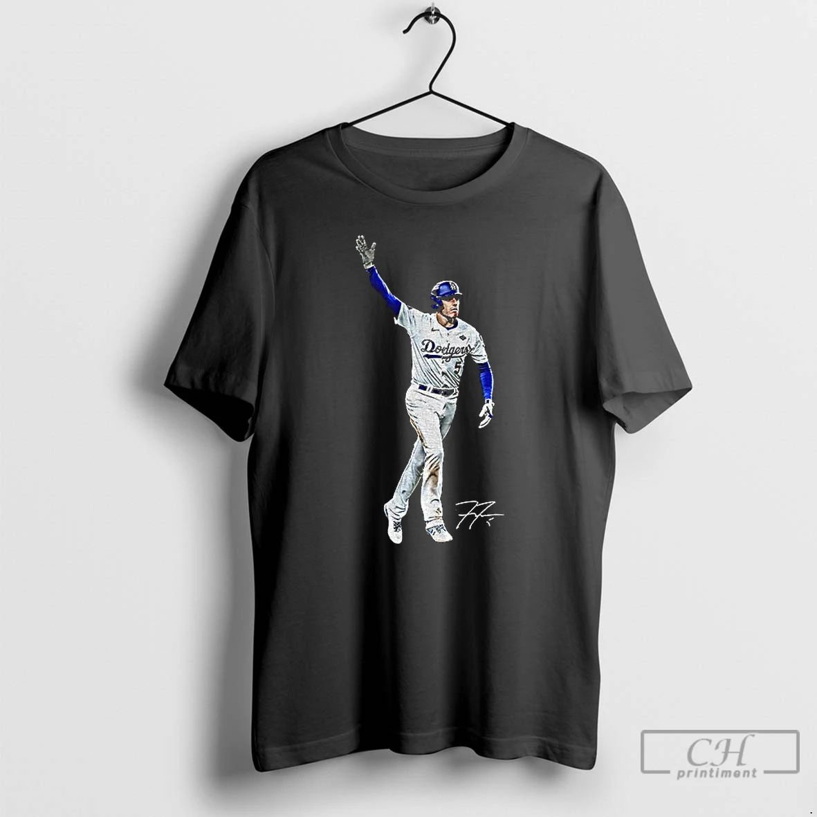 Classic Freddie Freeman Posing Los Angeles Dodgers Walk Off Baseball Mlb Signature T Shirts