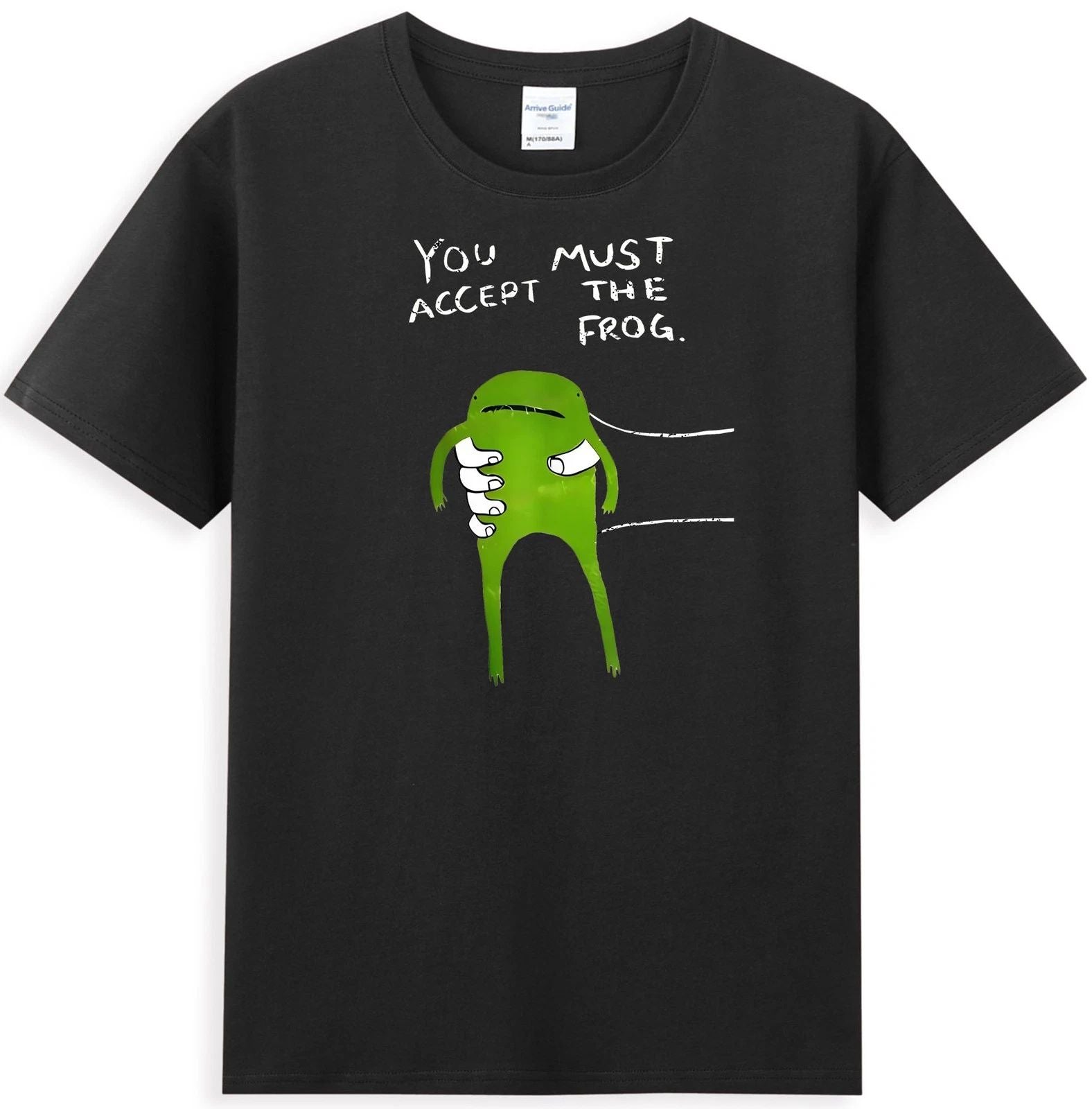 You Must Accept The Frog Funny Frog Graphic Quote Men's T-Shirt