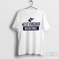 Ross Hodge Wearing West Virginia Mountaineers Basketball Logo 2025 T Shirts