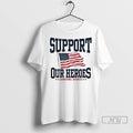 Officials Tunnel To Towers Foundation Support Our Heroes Barstool Sports Usa Flag Ladies