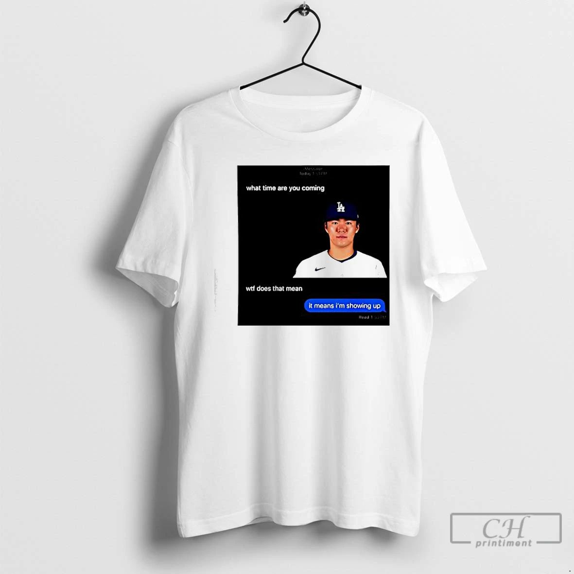 Premium Yoshinobu Yamamoto What Time Are You Coming Graphic T Shirts
