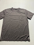 Vuori Tradewind Performance T Shirt Gray Pocket Tee Staple Minimalist Mens Sz L