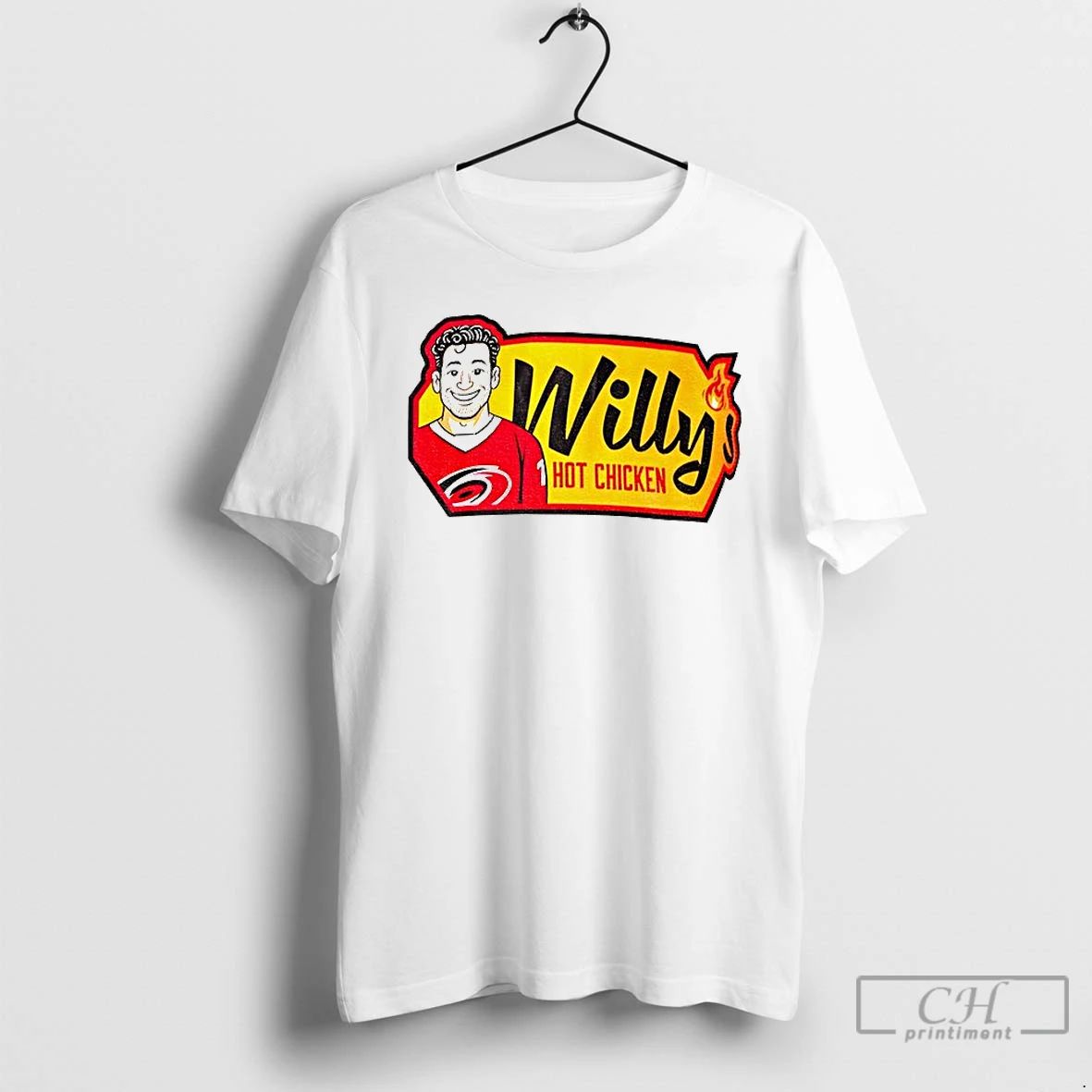 Premium Carolina Hurricanes Willys Hot Chicken T Shirts