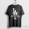 Classic 2025 9x World Series Champions Los Angeles Dodgers 2 Sided T Shirts