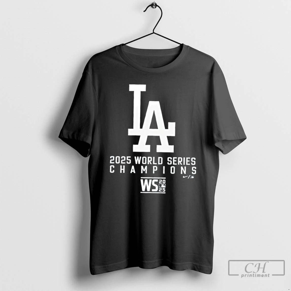 Classic 2025 9x World Series Champions Los Angeles Dodgers 2 Sided T Shirts