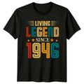 Funny Living Legend Since 1946 T-Shirt 80th Birthday Gift For Him And Her