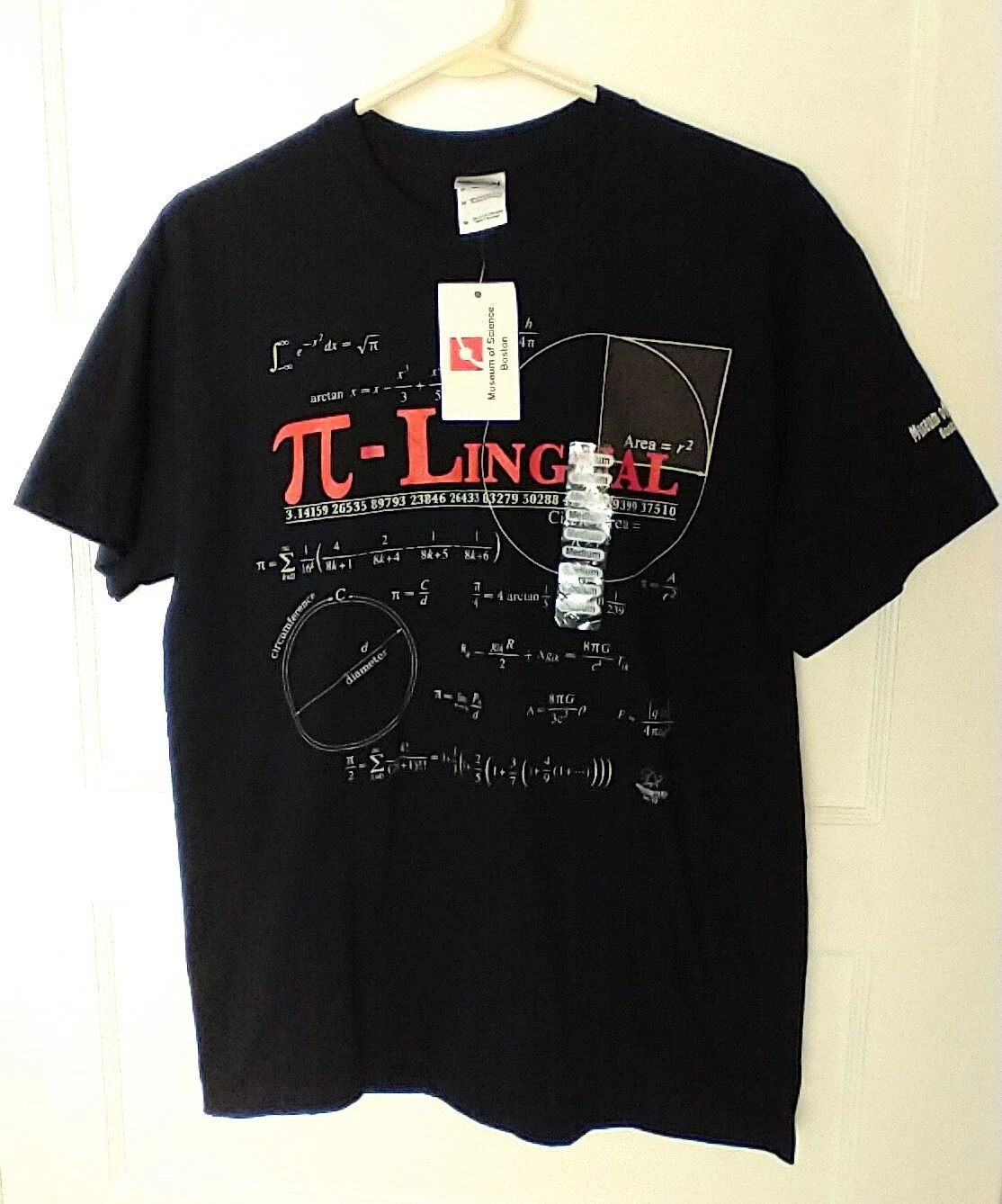 BOSTON MUSEUM of SCIENCE Tee Shirt  black size: medium - New w/ Tags ! Boston