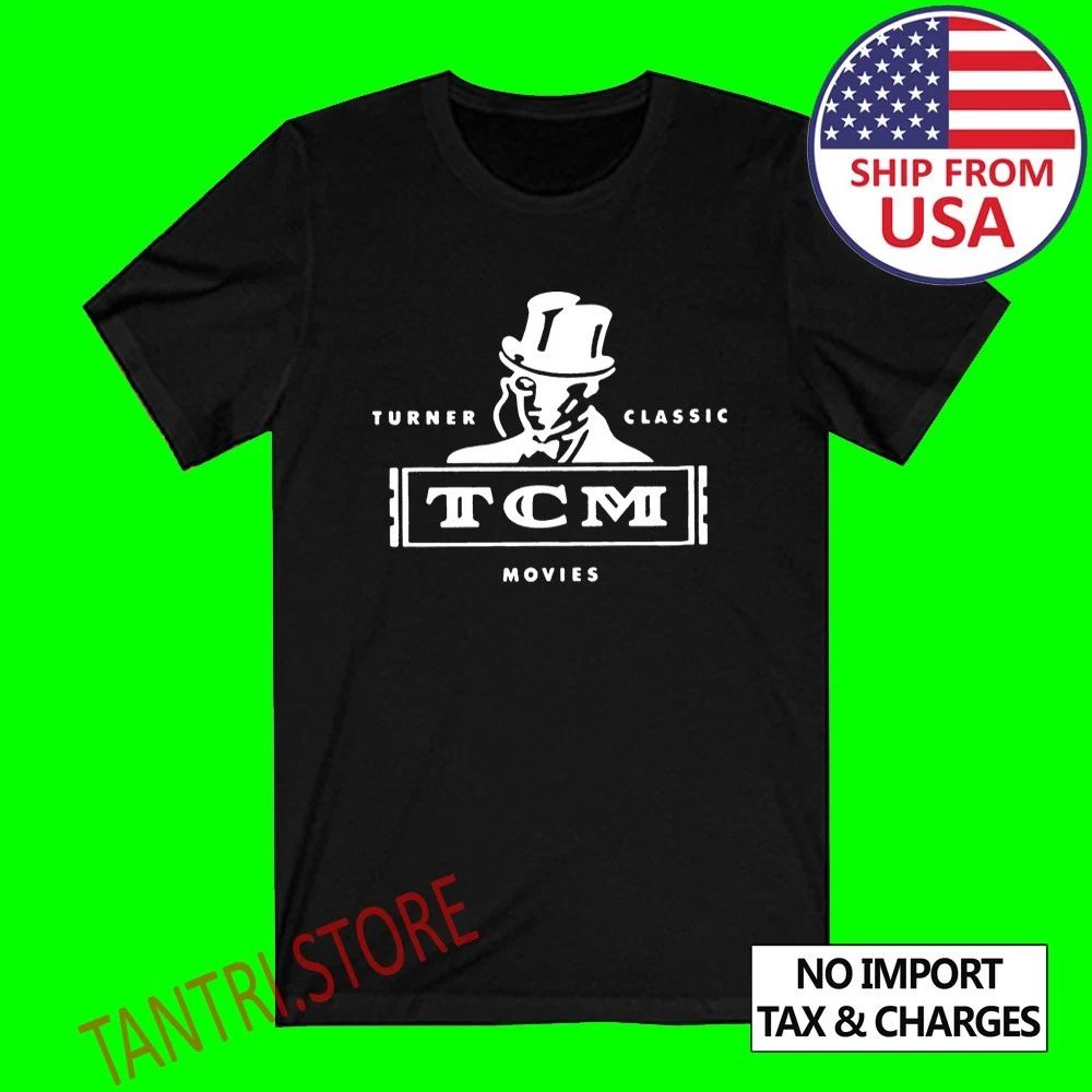 Turner Classic Movies Men's Black Size S to 3XL